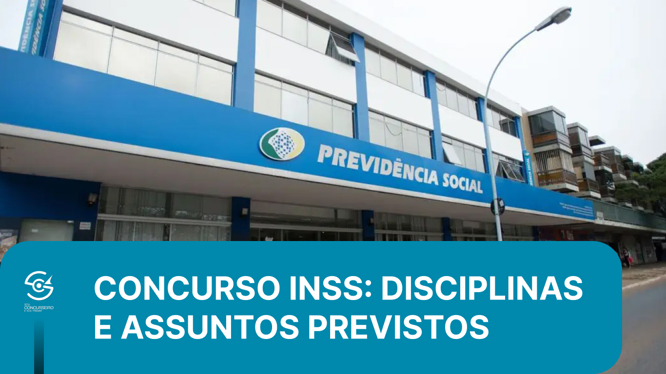 Disciplinas do Concurso INSS 2026: O Que Estudar Agora?