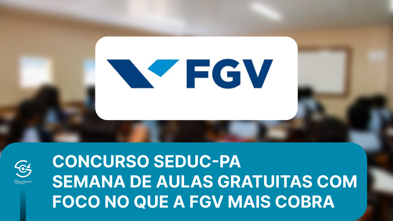 Seduc-PA tem semana de aulas gratuitas com foco na FGV