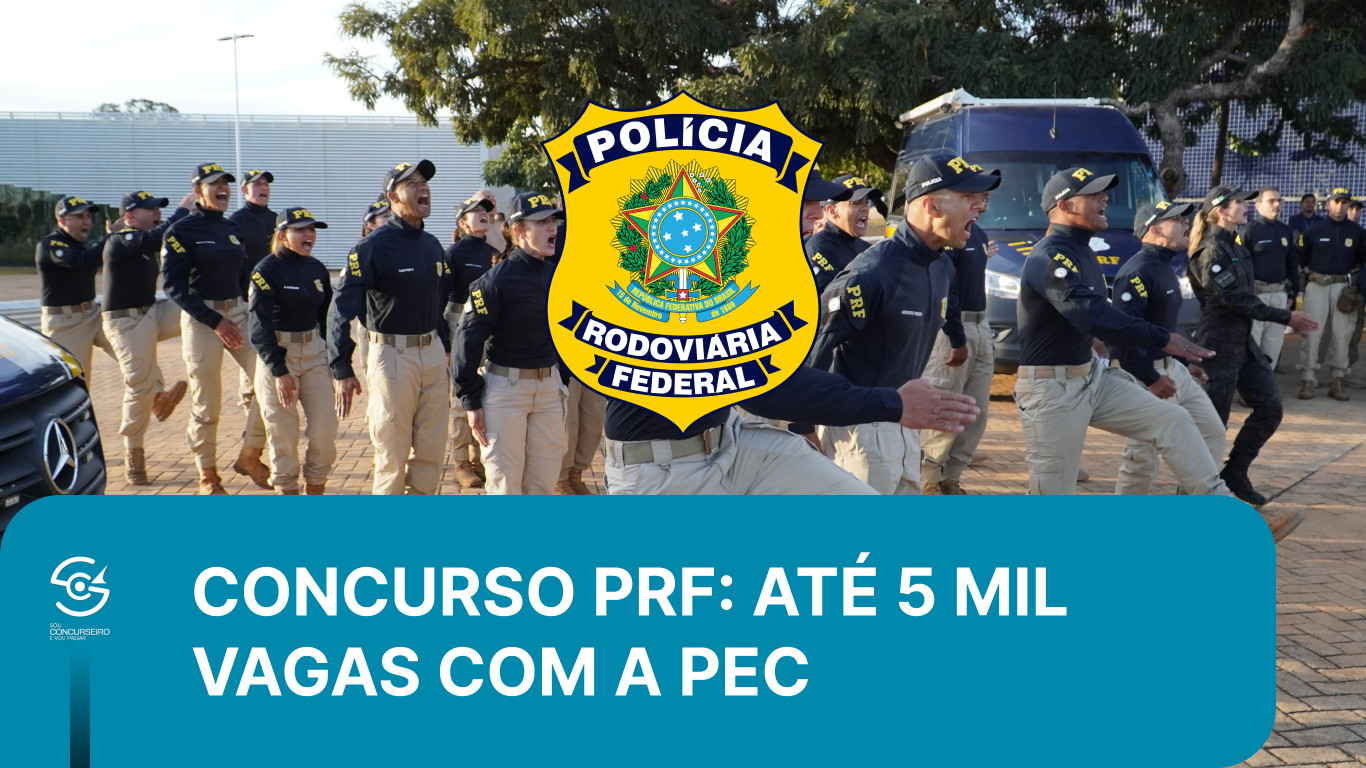Concurso PRF 2026: PEC pode abrir até 5 mil vagas