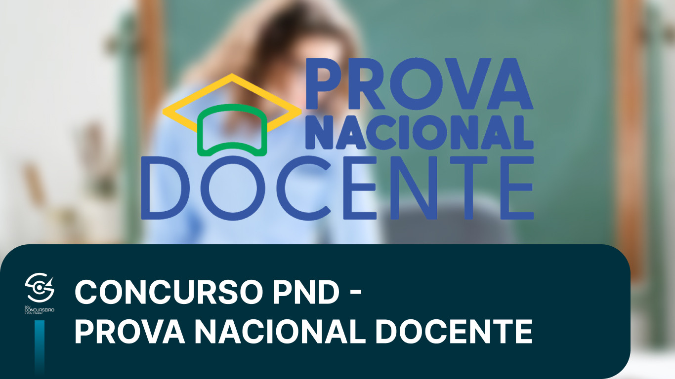 Concurso PND 2026: oportunidade para professores