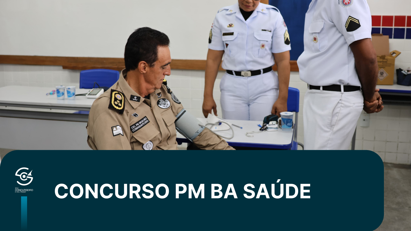 Concurso PM BA Saúde 2026: banca, vagas e salários