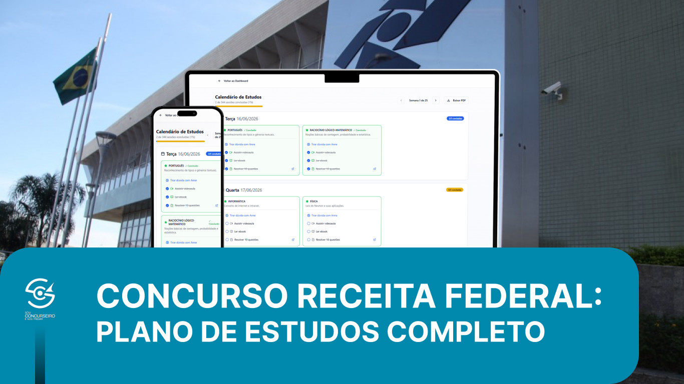 Concurso Receita Federal: Como estudar começando do zero